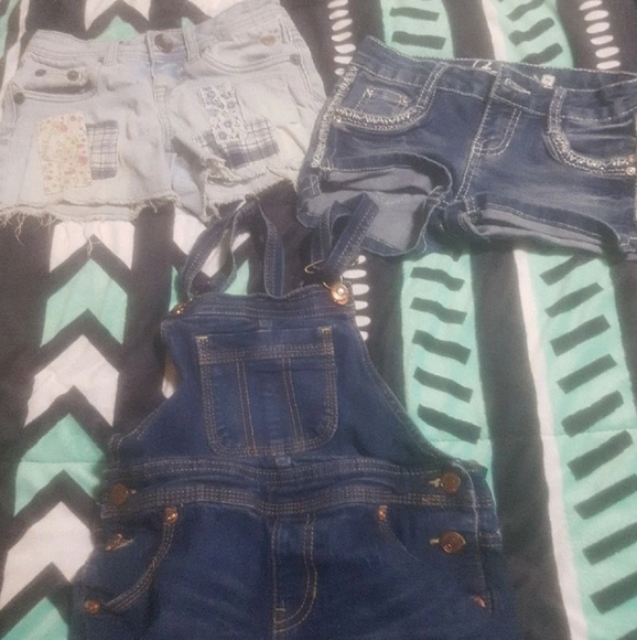 Other - Girl's size 7 shorts & bibs